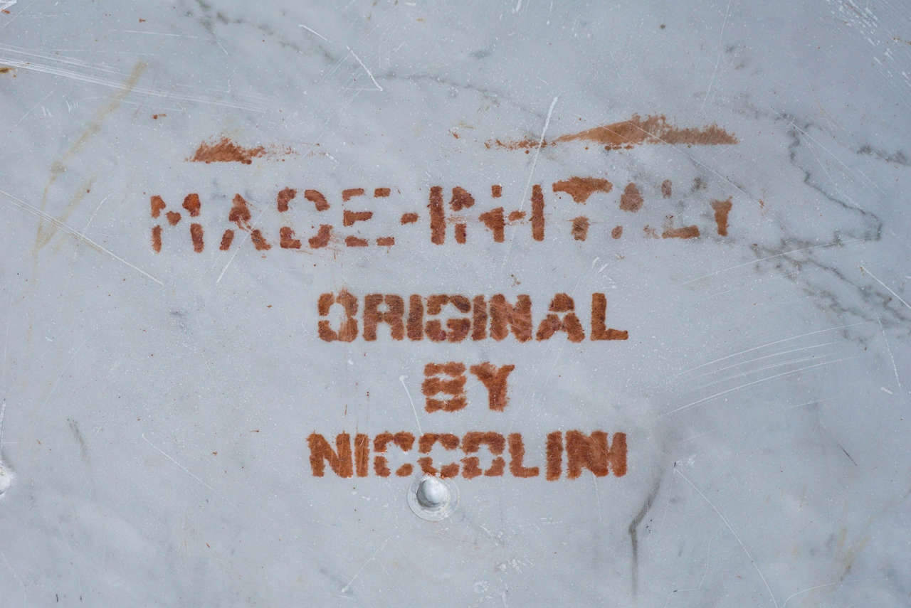 Agate, Marble and Brass Round Cocktail Table 2