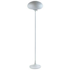 White Floor Lamp by Laurel Lamp Co