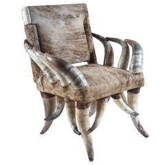 Longhorn and Cowhide Bergere