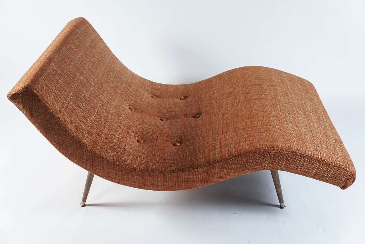 Mid-Century Modern Chaise Lounge by Adrian Pearsall