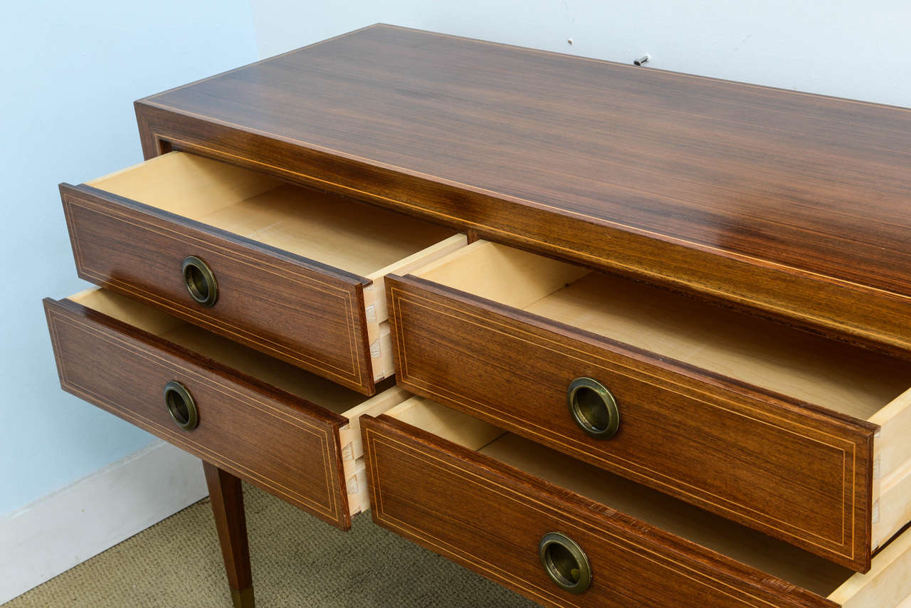 Wood Paolo Buffa Italian Modernist 1940s Mid-Century Modern Sideboard or Buffet
