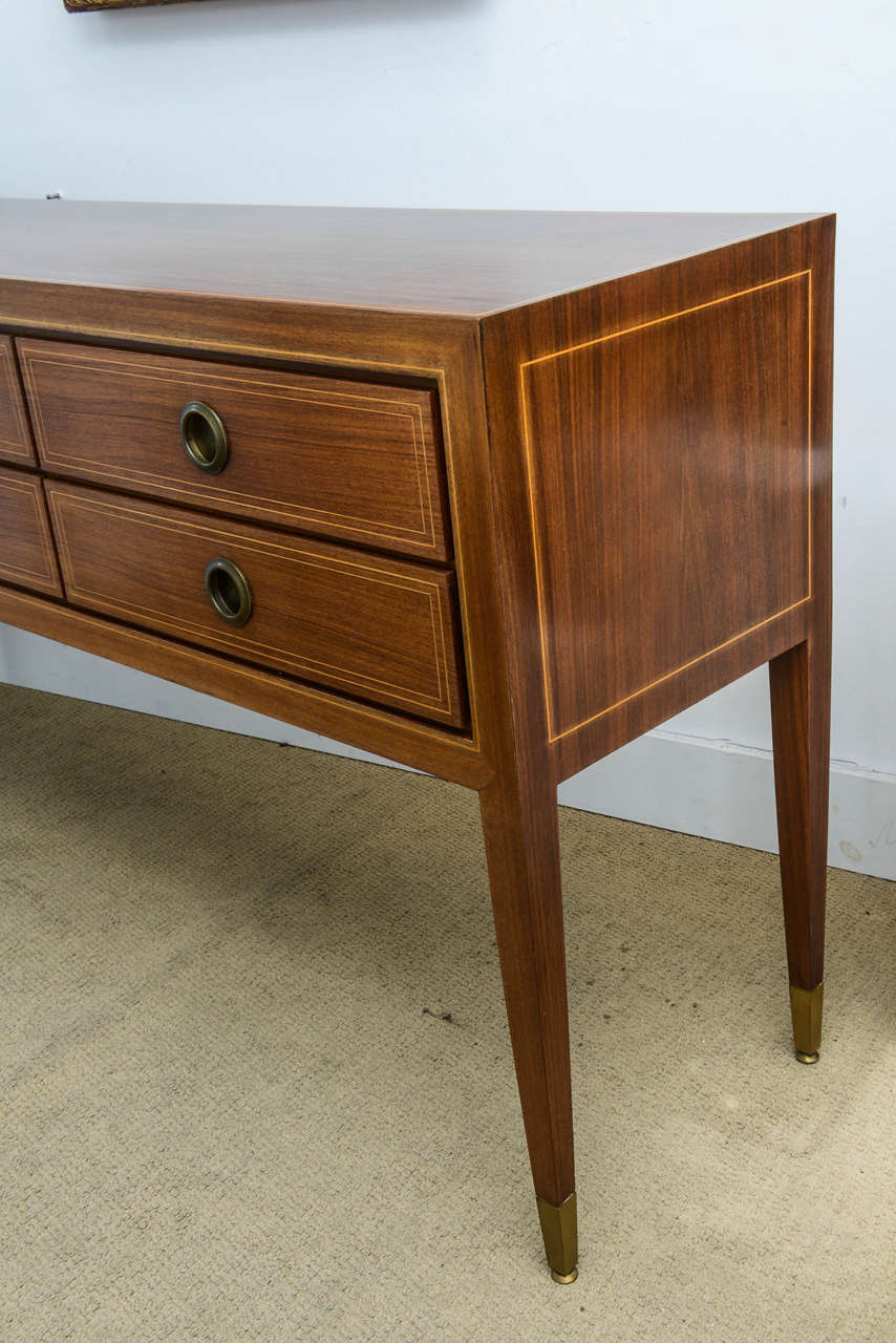 Paolo Buffa Italian Modernist 1940s Mid-Century Modern Sideboard or Buffet 1