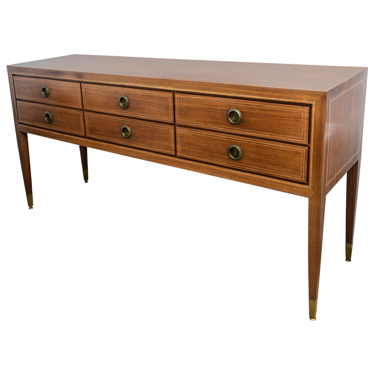 Paolo Buffa Italian Modernist 1940s Mid-Century Modern Sideboard or Buffet