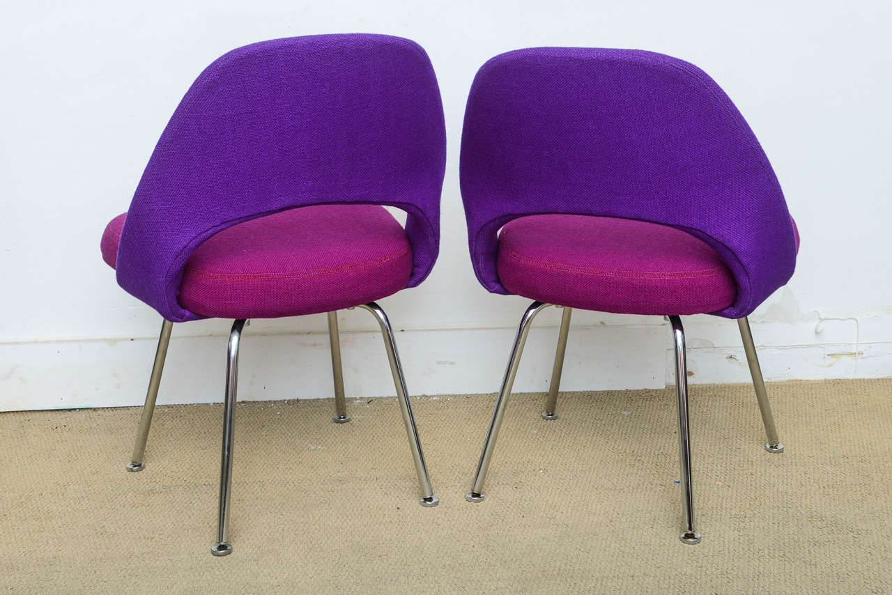 American (4) Mid Century Modern Knoll Model 71 Series Executive Saarinen Chairs