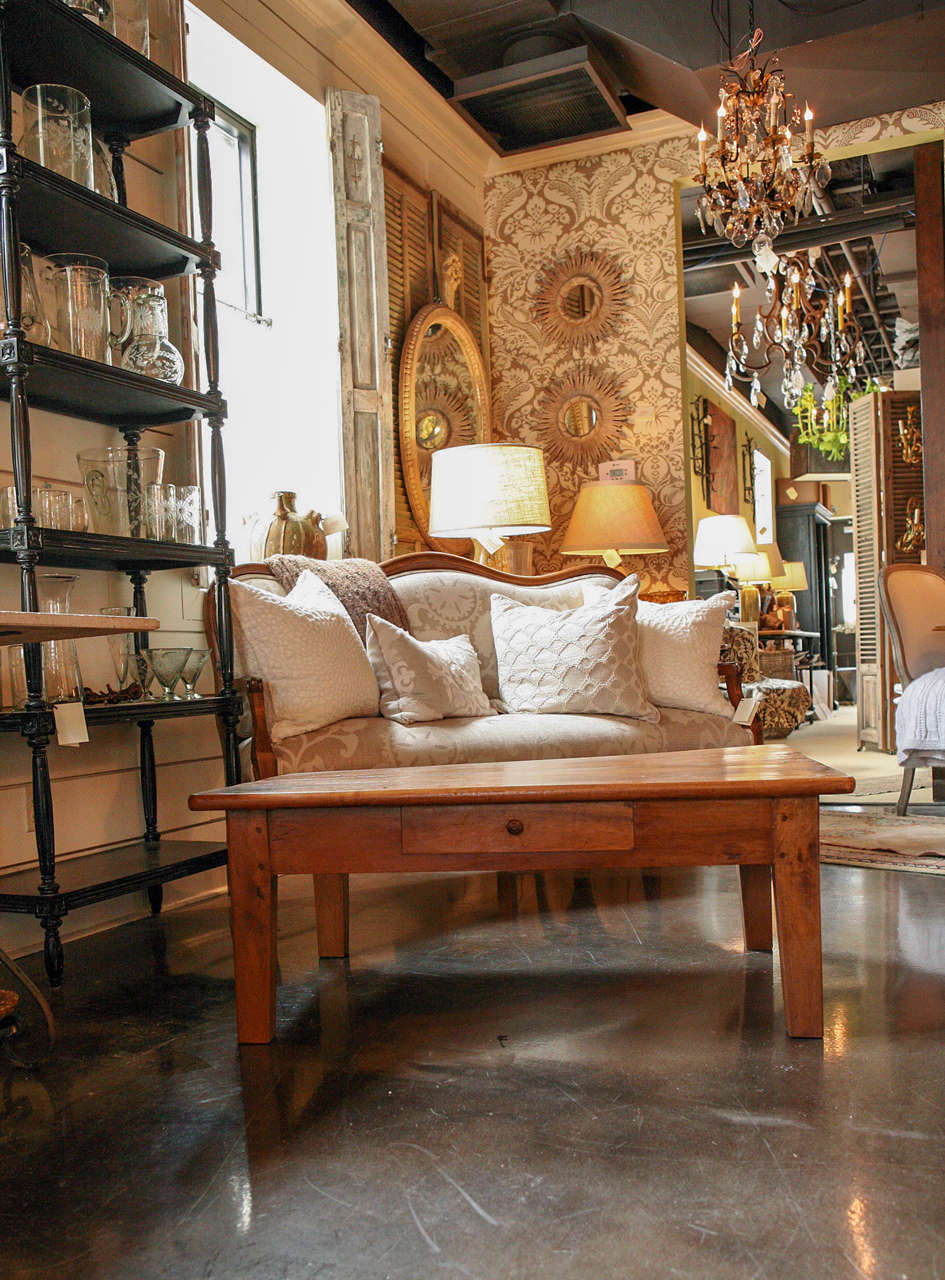 French Walnut Coffee Table