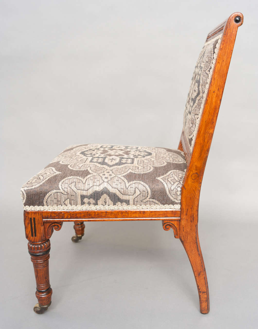 James Lamb set of twelve Arts and Crafts dining chairs, England circa 1890 For Sale 2