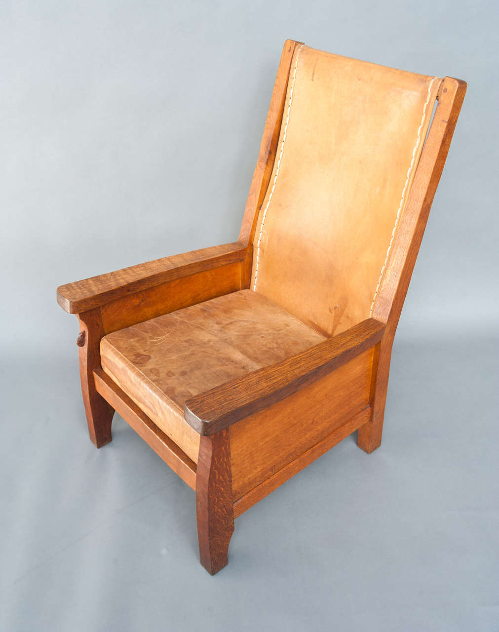 A Set of Four Robert Mouseman Thompson Arm Chairs at 1stDibs