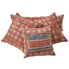 Vintage SE Asian Marriage Quilt Pillows