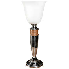 Art Deco Chrome Desk Lamp