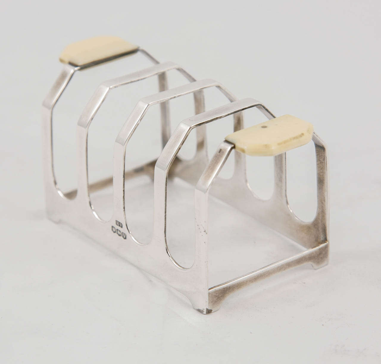Sterling Silver Toast Rack, circa 1938