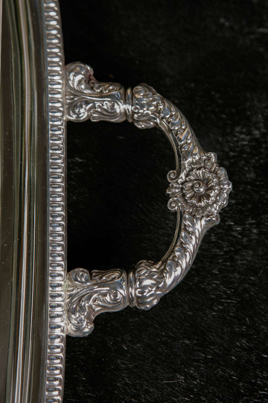 British Silver Plate Server For Sale