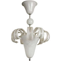 A Venini Hanging Light, 1940's