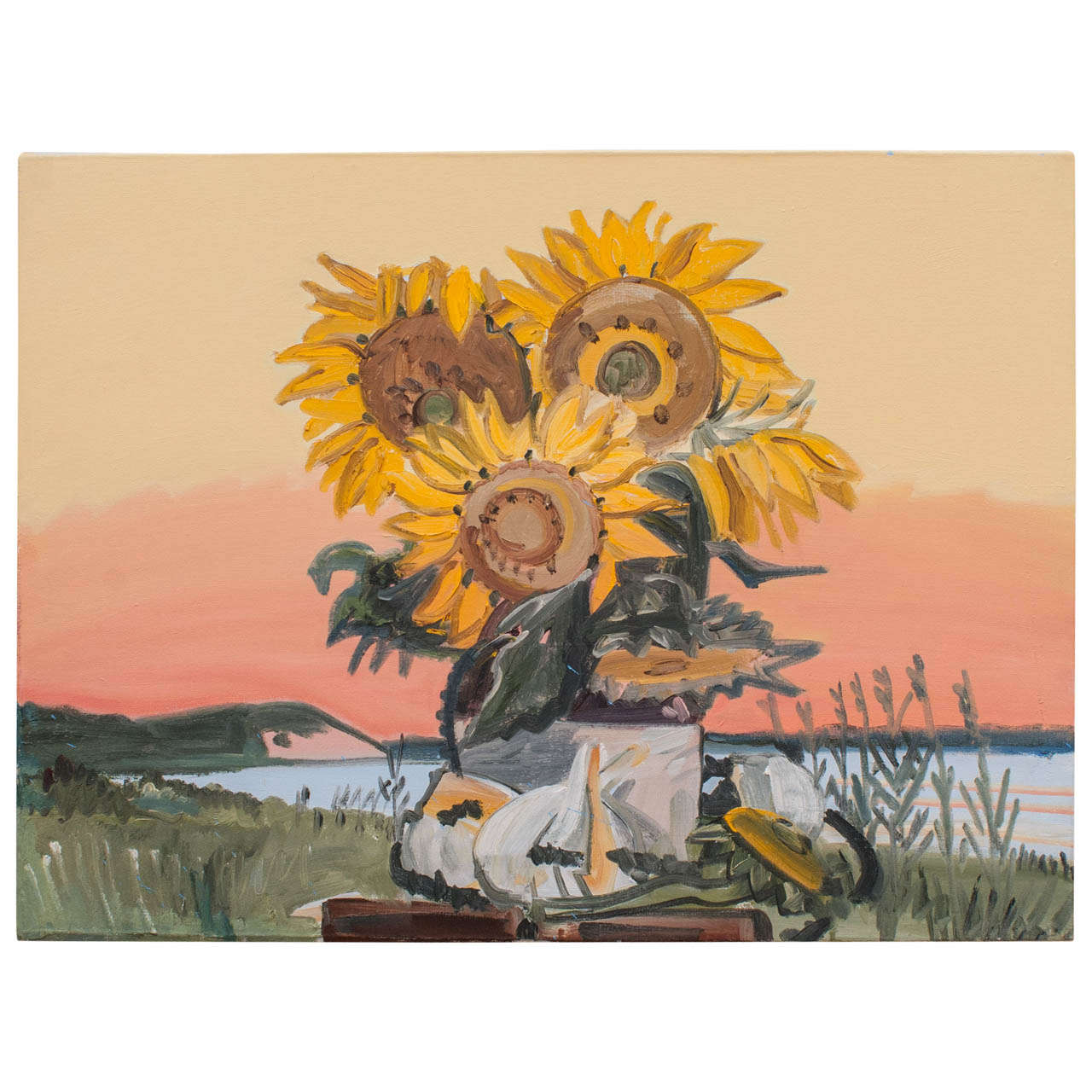 Gregory Botts "Sunflower at Sunset" For Sale