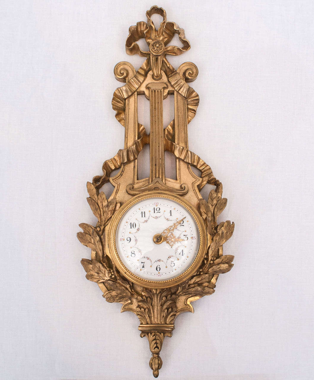 19th Century French Bronze Cartel Clock