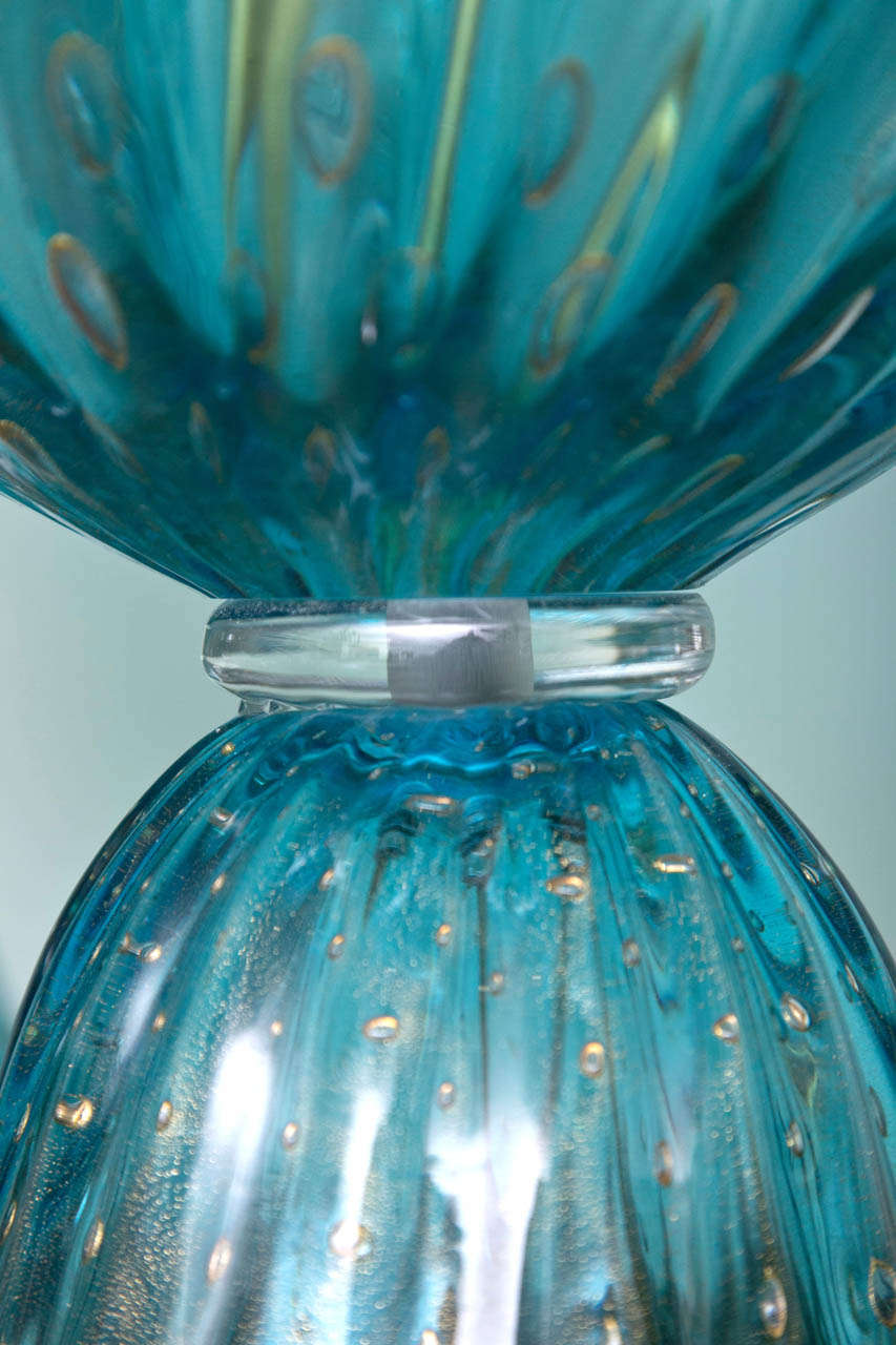 20th Century Fabulous Pair of Vintage Murano Lamps by Seguso