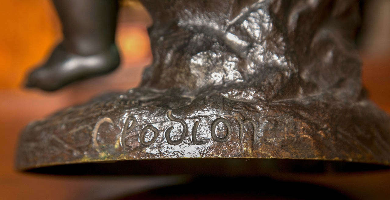 clodion bronze signature