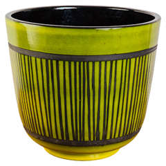 Vintage Great Green Vase, Echlinger, Circa 1960
