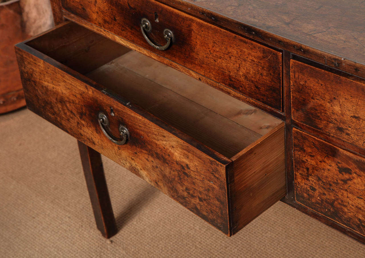 18th Century and Earlier Exceptional 18th Century English Walnut Hall Table