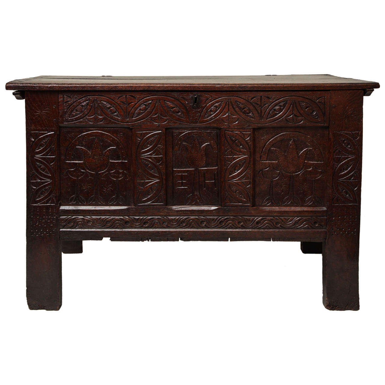 17th Century English Oak Coffer