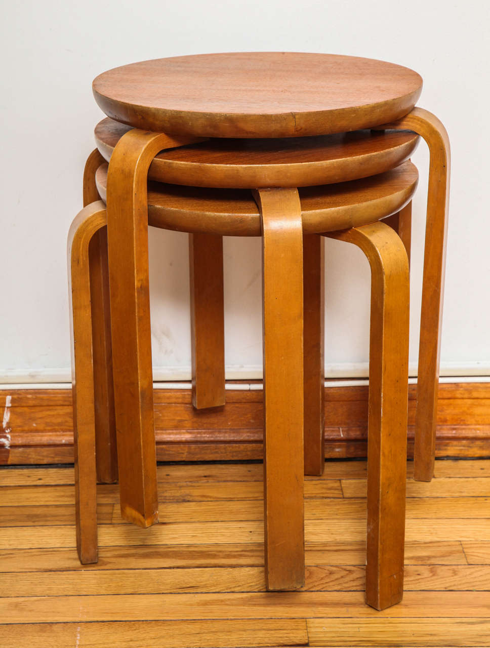 vintage stacking stools