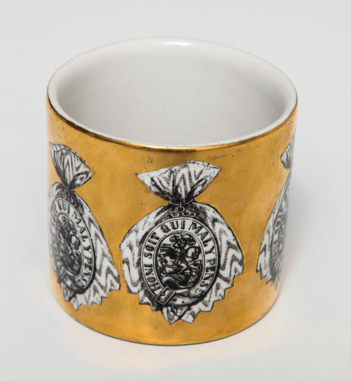 Ceramic Fornasetti Order of the Garter Set