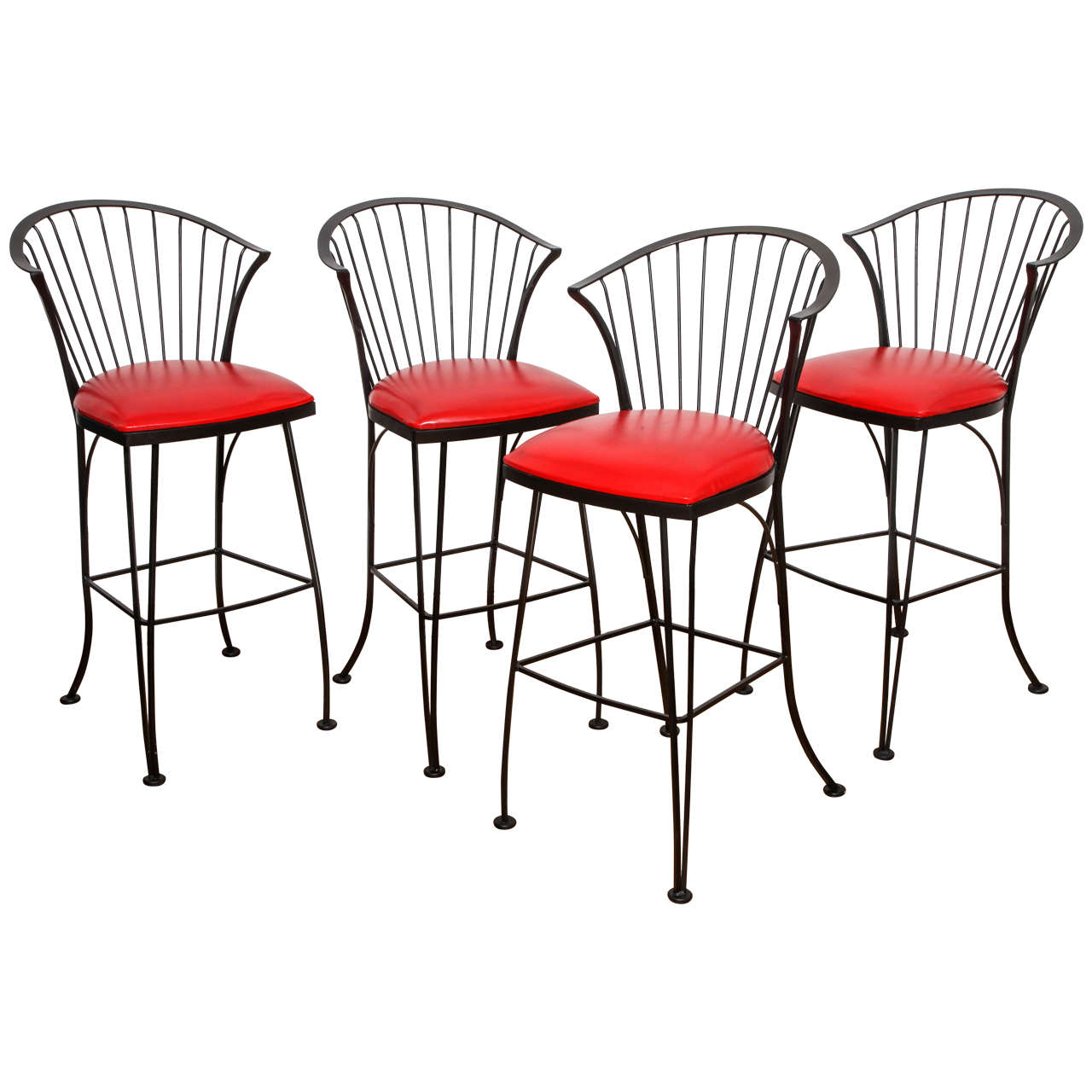 Vintage Russell Woodard Bar Stools For Sale at 1stdibs