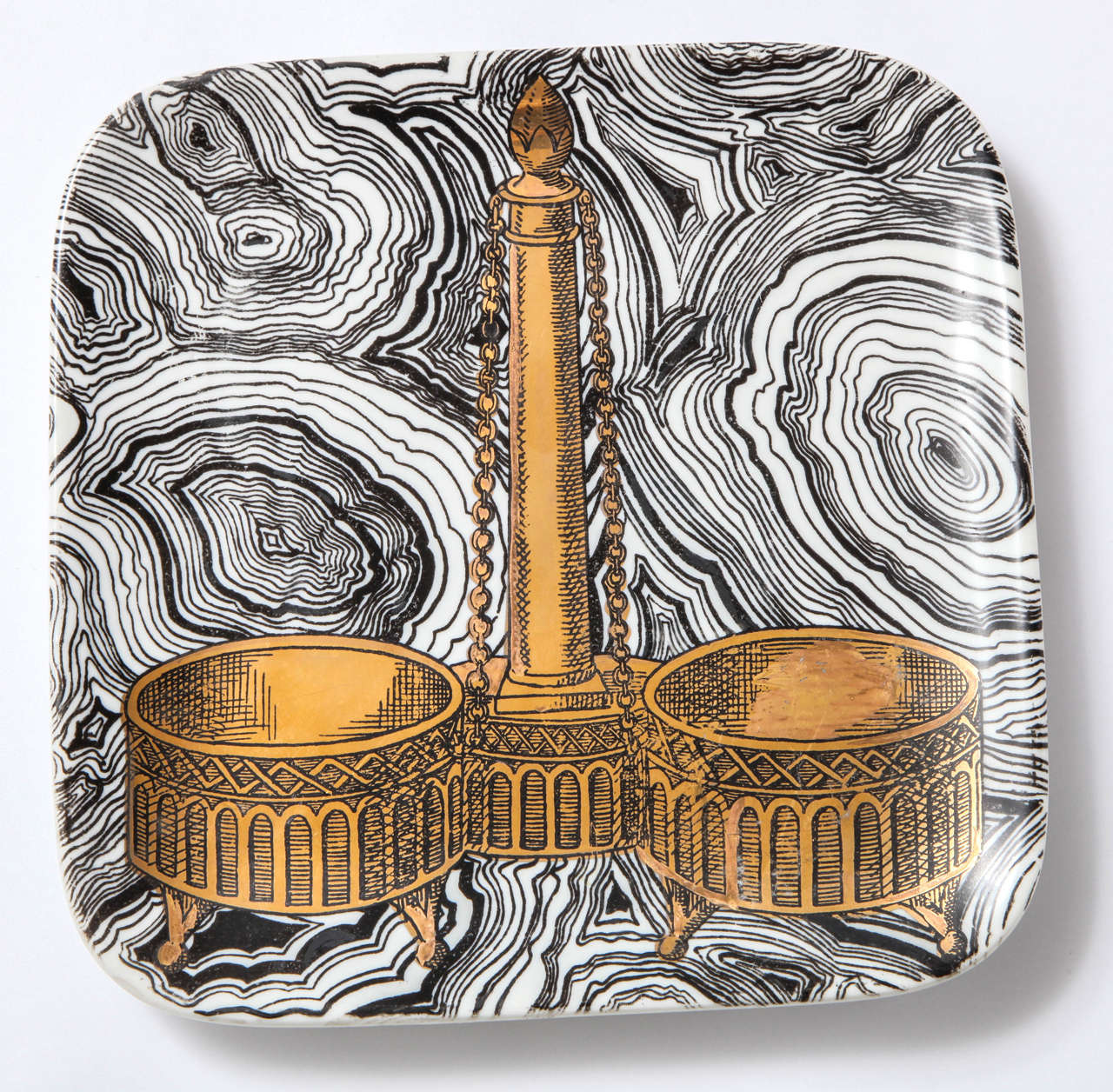 Rare Fornasetti Plate at 1stDibs