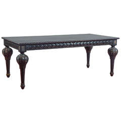 Jacobean-Revival Carved Coffee Table