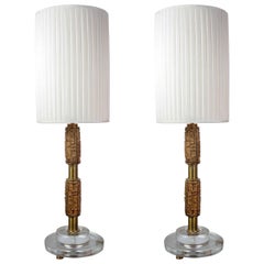 Pair of Lamps by Luciano Frigerio