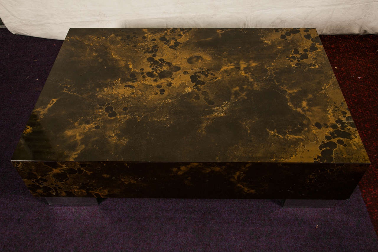 Late 20th Century Rectangular Coffee Table, 1970 For Sale