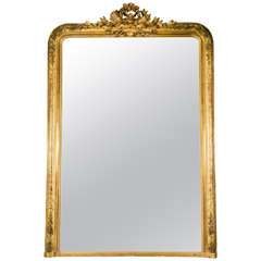 19th Century Very Large Giltwood Mirror, Louis Philippe Period