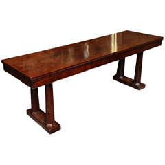 Antique English Mahogany Serving Table