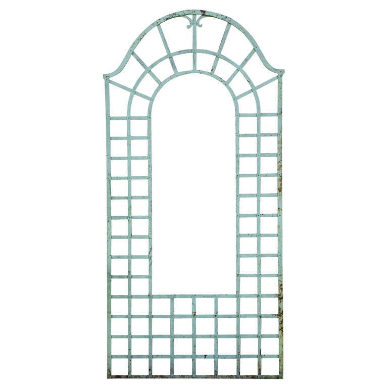 20th c. Wrought-iron Trellis