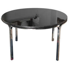 A Round Contemporary Design Granite Table
