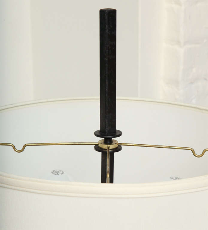 Iron Candelabra Floor Lamp by Tommi Parzinger, c. 1950 For Sale 2