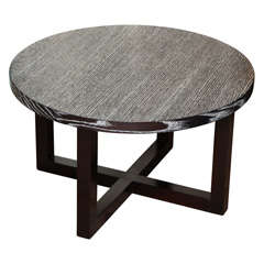Cerused Oak Modernist Table, c. 1940