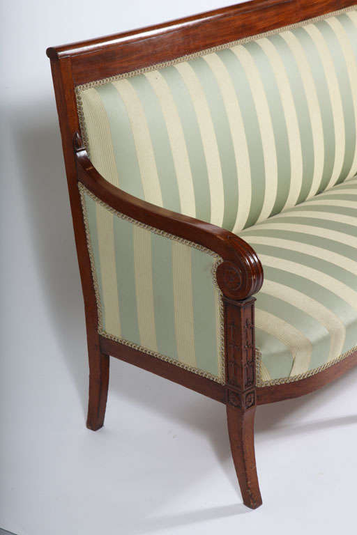 19th Century Federal Squareback Sofa
