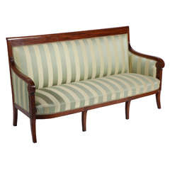 Antique Federal Squareback Sofa