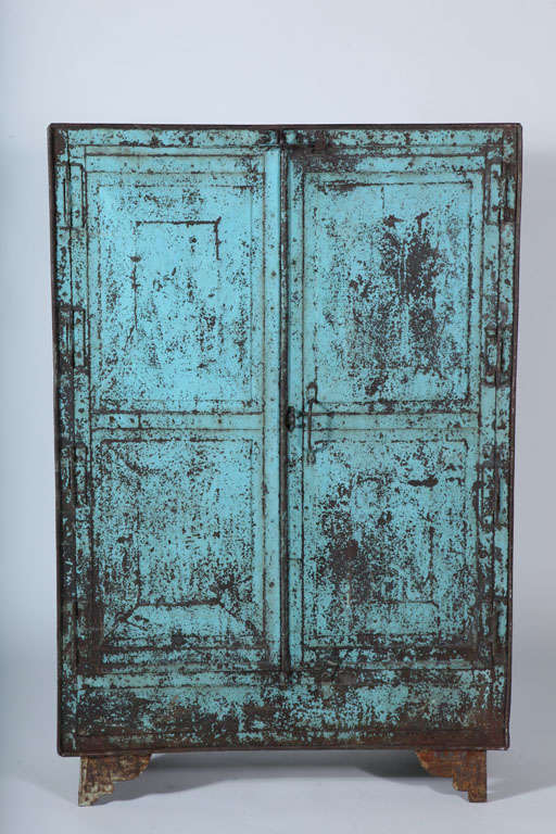 20th Century Metal Two-Door Cabinet