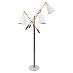 Mid Century "Triennale" Floor Lamp by Gino Sarfatti for Arteluce