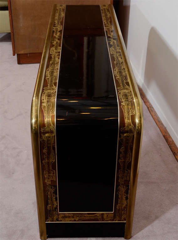 black waterfall console black waterfall console