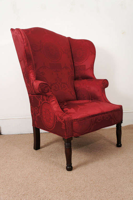 19th Century Federal Wing Chair
