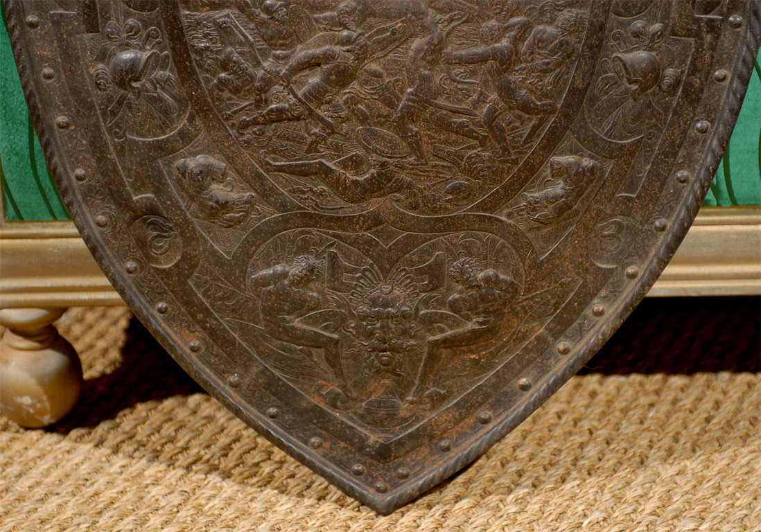 19th Century Bronze Shield 5