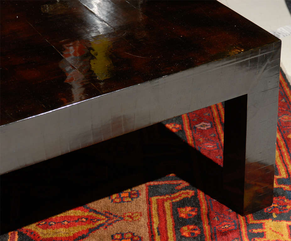 Oversized Parsons Style Coffee Table by Gracie For Sale at 1stDibs