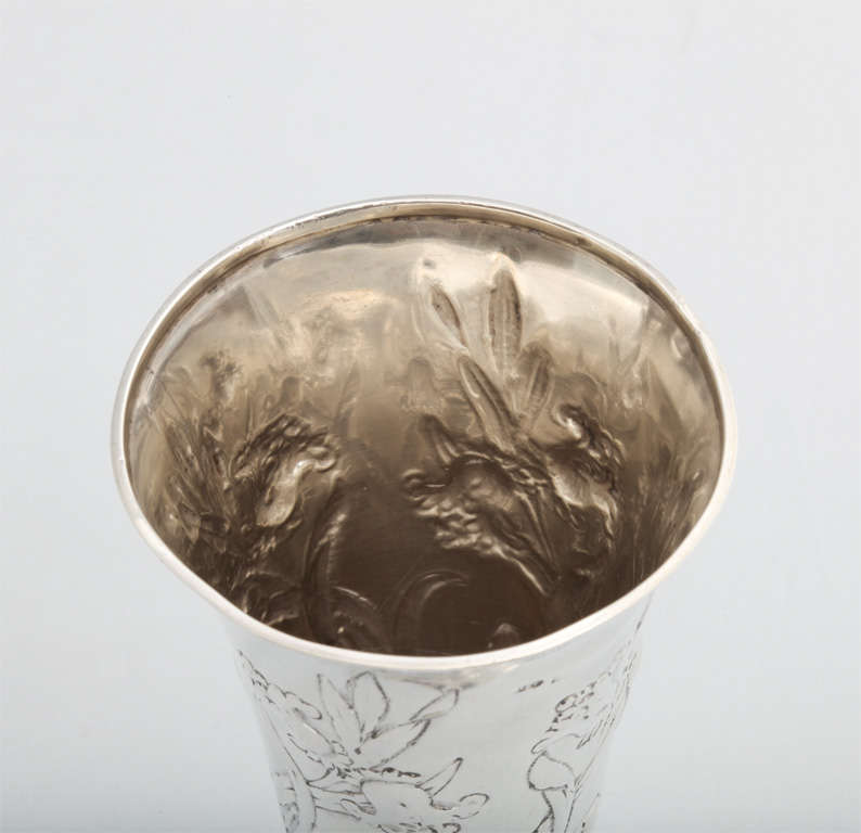 Art Nouveau Sterling Silver Vase 3