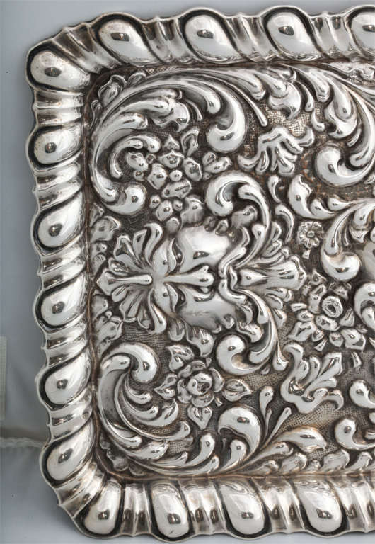 Sterling Silver Dressing Table/Vanity Tray at 1stDibs