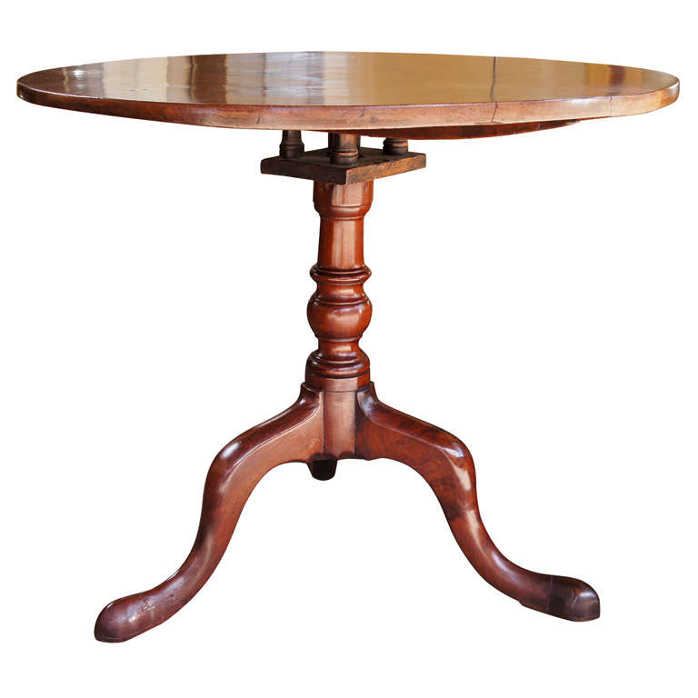 An 18th Century Pennsylvania Queen Anne Tea Table