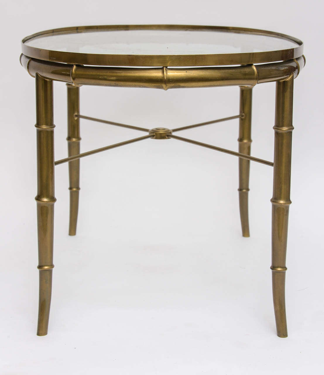 Petite Brass Cocktail Table 4