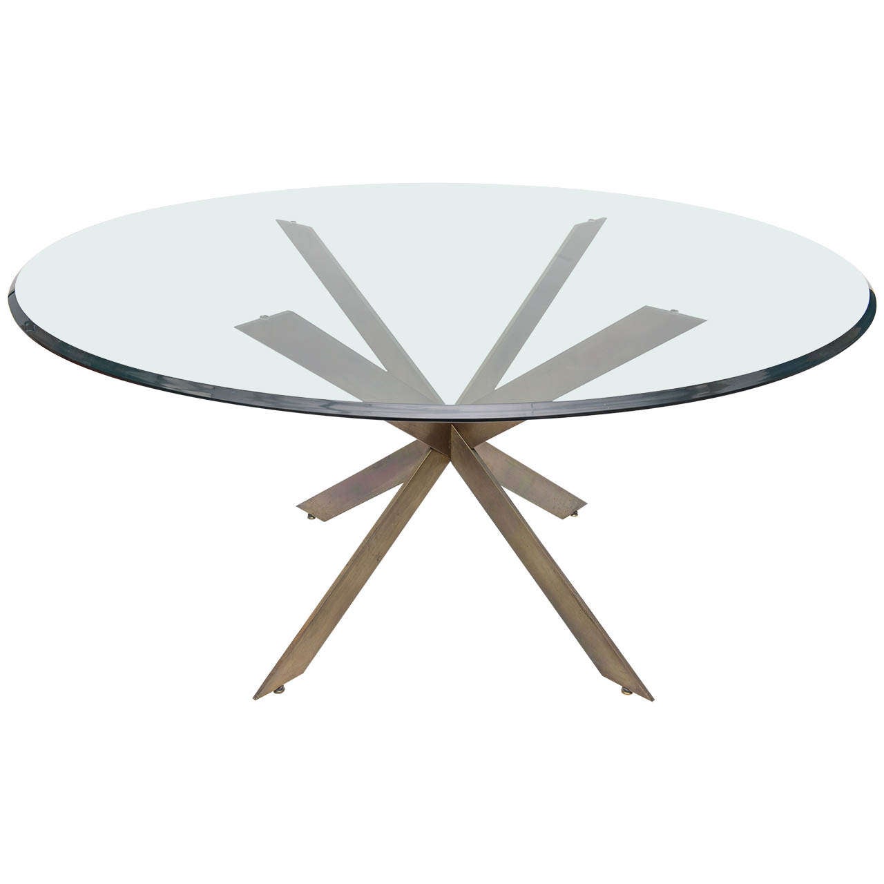 Pace Bronze Star Form Dining Table