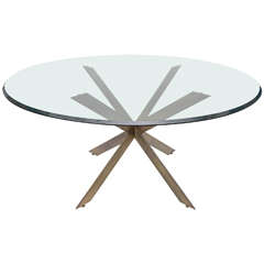 Pace Bronze Star Form Dining Table